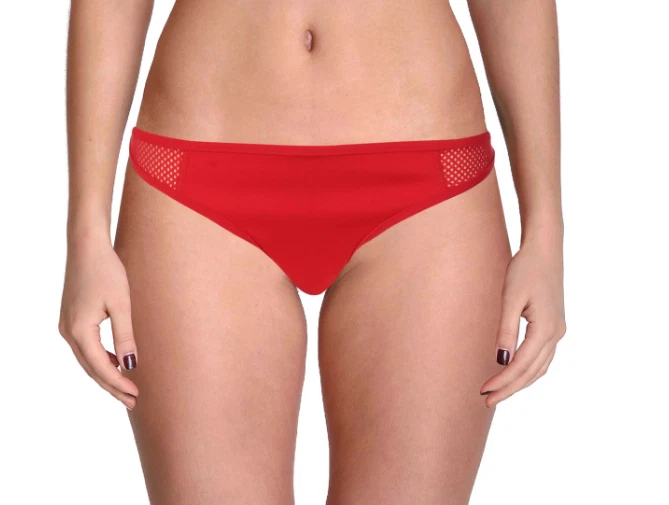 Stella McCartney Red Mesh Bikini Bottom Women's Size M L44919 - Image 1 of 1