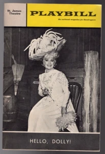 Playbill Magazine - St. James Theatre - Hello Dolly - 1967 U.S.A. - Picture 1 of 2