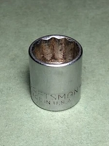 Vintage Craftsman | 5/8" 12-Point 3/8" Drive Socket | 44335 | -V- Series | USA - Picture 1 of 7