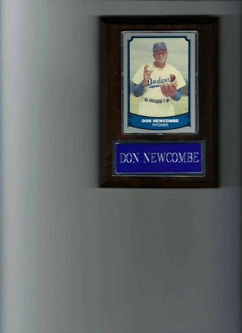 DON NEWCOMBE PLAQUE BASEBALL BROOKLYN DODGERS MLB   C Cover