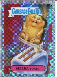 Garbage Pail Kids Chrome Series 4 X Fractor [150] Base Card 143a MELBA TOAST - Bild 1 von 1
