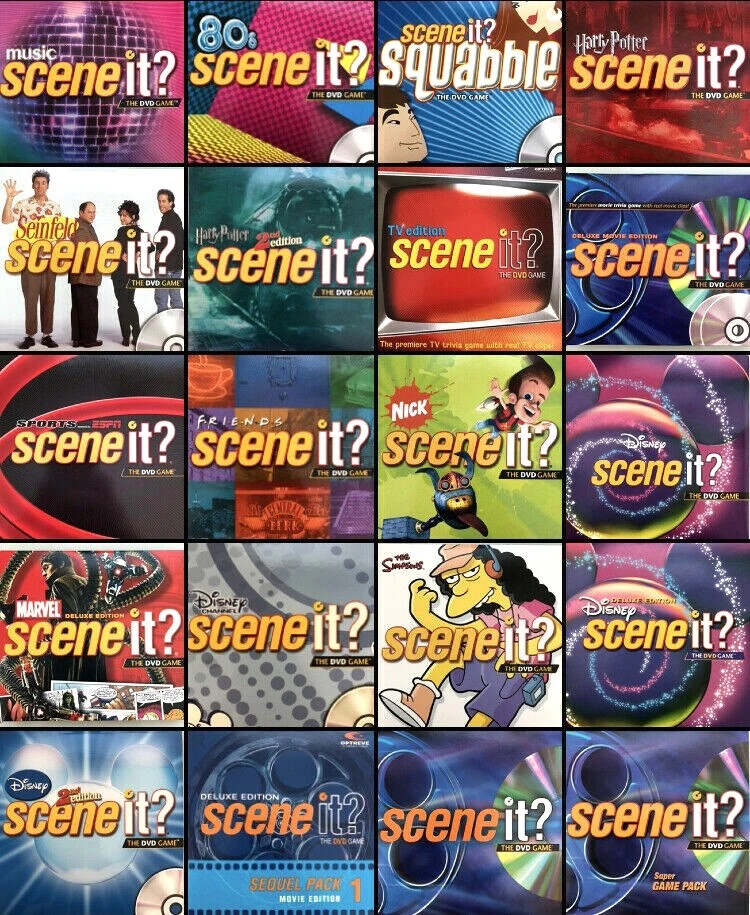 Scene It? DVD Board Game Replacement DISC for Different Editions - Disney n More - Image 1 of 4