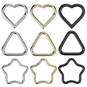 Titan Septum Piercing Segmentring Ohr Knorpel Daith Tragus Helix Ring - Imagen 1 de 4