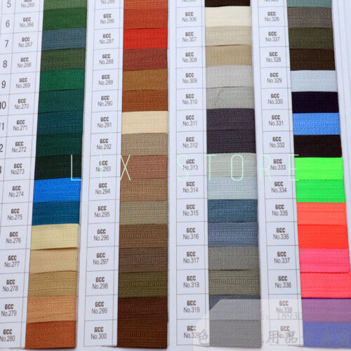 GCC textile zipper color card color code 480 color dyeing color reference 1PCS