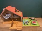 sylvanian families log cabin outdoor camping bundle