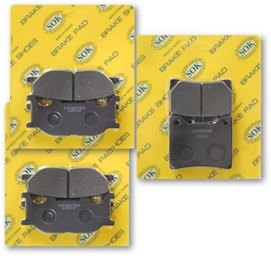 PASTILLAS DE FRENO DELANTERAS Y TRASERAS aptas para YAMAHA XVS 1100 Drag Star V-Star 1999-2009 XVS1100 - Imagen 1 de 3