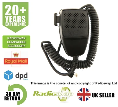 RADIOSWAP FIST MIC FITS MOTOROLA EIGHTPIN GM340 GM350 GM360 GM950 CM140 CM160 MOBILE RADIO
