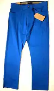 Across The Pond Jeans Men's Stretch Athletic Taper Straight Light Blue 34Wx30L - Picture 1 of 9