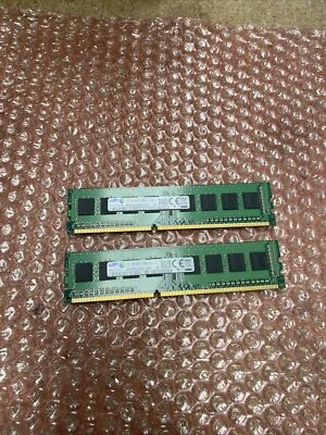 Samsung 8GB (2x 4GB) 1Rx8 PC3-12800U Desktop Memory RAM M378B5173BH0-CK0 - Image 1 of 4
