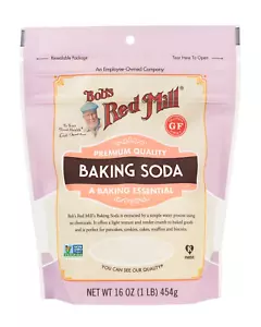 Bob'S Red Mill Bicarbonato di Sodio - 1 Libbra (Confezione da 1), Non OGM, Senza Glutine, Vegano, K - Foto 1 di 12