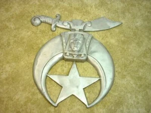 Placa de pared de aluminio con emblema Shriners 25F064 - Imagen 1 de 4