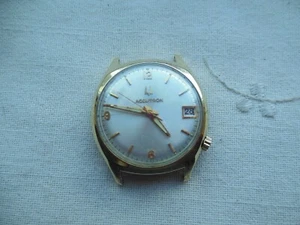 LÄUFT/FÜR REPARATUREN, SS/PLATTIERT, 1976 BULOVA ACCUTRON, 17 JEWELS U.S.A. LEDERBAND - Bild 1 von 13