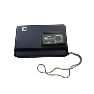 Muñequera de cadena negra para cámara Kodak Disc 6000 vintage suena como si estuviera funcionando - Imagen 1 de 11
