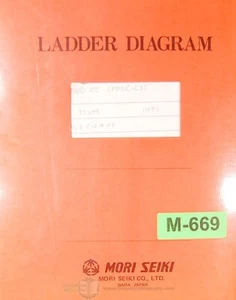 Mori Seiki AL-2, MC fanuc 10T Ladder Diagrams English and Japanese Manual 1985 - Picture 1 of 2