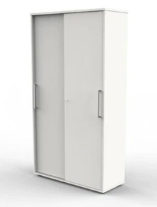 FORM 5 Schiebetürenschrank 5 OH Aktenschrank Büroschrank Weiß - Bild 1 von 1