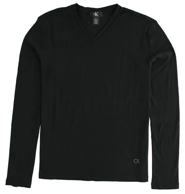 Camisa para Hombre Calvin Klein, Térmica Manga Larga Cuello en V Pullover Algodón Ligero Foto 1 de 4