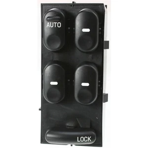 For Buick Regal Window Switch 1997-2004 Driver Side Front Black 5-Buttons - Picture 1 of 7