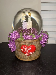 Rare Vintage I Love Lucy Grape Snow Globe - Picture 1 of 6