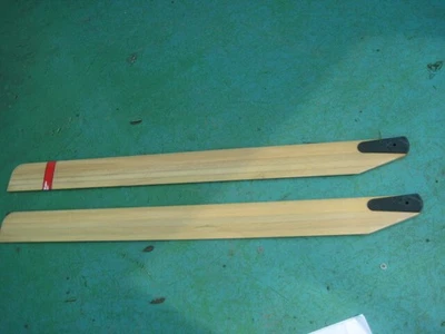 Wooden Helicopter Main Rotor Blade for M-2 Q Used, 620mm, Includes Box Japan FFG - Image 1 of 4