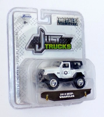 Camiones Jada Just escala 1/64 14020 - Jeep Wrangler 2014 - negro/blanco Foto 1 de 2