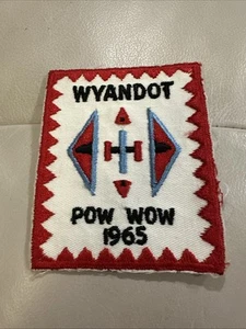 Siwinis 252 Wyandot Chapter Pow Wow 1965 Patch  Cut Edge - Picture 1 of 2