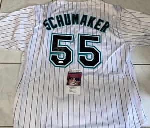 Skip Schumaker Signed Autographed Miami Marlins Custom Jersey JSA N - Picture 1 of 2