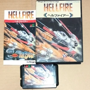 Hellfire Mega Drive Japan with Box and Manual Included Tested Shoot 'Em Up Game - Picture 1 of 24