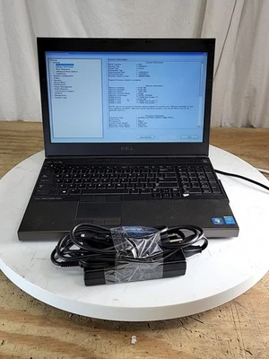 Dell Precision M4800 Laptop Intel Core I5-4200M 512GB 8GB SEE NOTES - Image 1 of 4