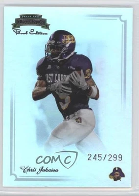 2008 Press Pass легенды чаша издание /299 Крис Джонсон #93 дебютант RC - Изображение 1 из 2