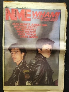 New Musical Express, June 18, 1983, Wham! George Michael, Music Newspaper - Foto 1 di 14