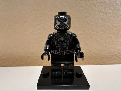 Lego Marvel Spider Man 3 Black Suit Custom Minifigure - Image 1 of 3
