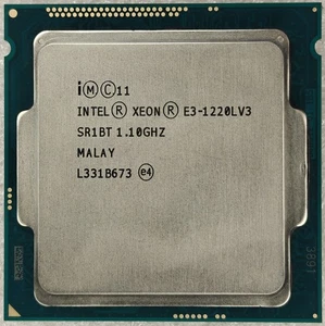 Intel Xeon E3-1220L v3 SR1BT 1.1 - 1.5 GHz, 4MB, 2 Core, Socket LGA1150, 13W CPU - Picture 1 of 2