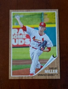 2011 Topps Heritage Minors Shelby Miller Springfield Cardinals #28 - Imagen 1 de 1