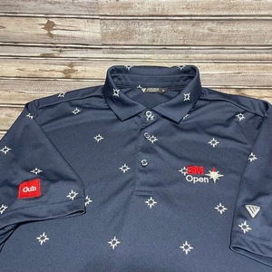 Levelwear 3M Open Golf Polo Shirt Mens Large Navy Blue Size Large - Picture 1 of 5