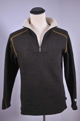 Kuhl Europa 1/4 Zip Sweater Brown Men's Small S - Image 1 of 4