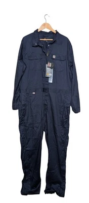 Mono Carhartt para mujer XL 16/18 azul marino resistente flexible FR sarga nuevo con etiquetas resistente al fuego Foto 1 de 4