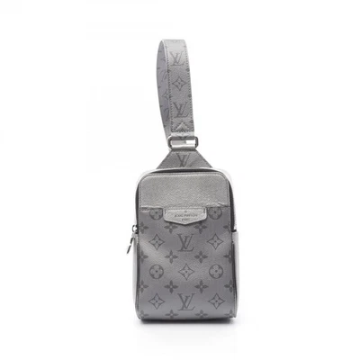 LOUIS VUITTON Outdoor sling Waist bag M30833 Taigarama leather canvas Used mens - Image 1 of 4