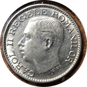 elf Romania Kingdom 100 Lei 1936 Nickel - Picture 1 of 2