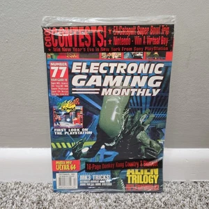 Vintage Electronic Gaming Monthly Issue 77 (December 1995) - Sealed in Polybag - Picture 1 of 6