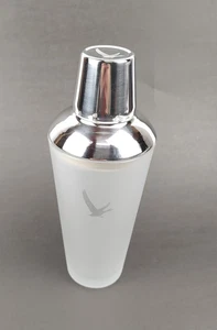 Miscelatore shaker cocktail vodka martini oca grigia vetro smerigliato con coperchio - Foto 1 di 8