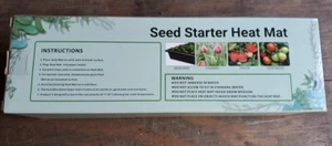 Seedling Heat Mat Warm Heating Pad 10"x20.25" For Seed Start - Picture 1 of 14