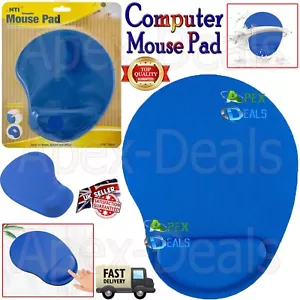 Mouse Mat Pad Plain Fabric Non Slip Foam PC Desktop Desk Computer Office Laptop. - Picture 1 of 7