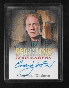 Spartacus 2012 Gods of The Arena autograph card Craig Walsh-Wrightson - Solonius - Picture 1 of 1