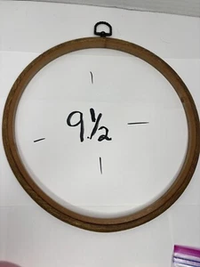 Wood grain 9.5 inch hoop cross stitch/ embroidery /sewing / display frame - Picture 1 of 3