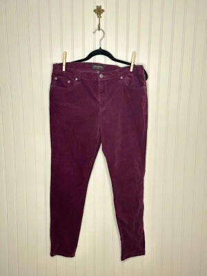 Pantalones ajustados de pana púrpura para mujer BANANA REPUBLIC TALLA 32 Foto 1 de 4