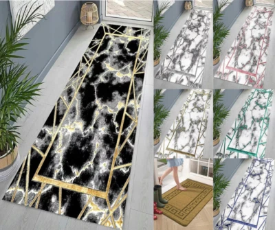 Long Non Slip Hallway Runner Rug Kitchen Bedroom Carpet Floor Mat Door Mat - Image 1 of 4
