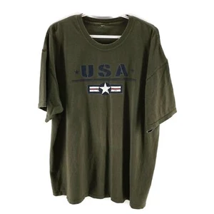 T-Shirt Size XL USA Army Green Tee - Picture 1 of 3