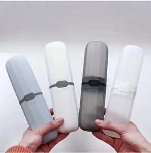 1pc Travel Portable Toothbrush Cup Bathroom Toothpaste Holder Storage Case Box - Picture 1 of 7