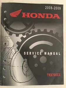 2008-2009 TRX 700XX Honda TRX700XX Factory Service Manual 61HP601 TRX700 XX - Imagen 1 de 9