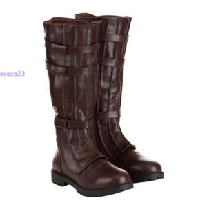Dark Jedi Anakin Skywalker Star Wars Boots Costume Cosplay Halloween In Stock - Picture 1 of 15